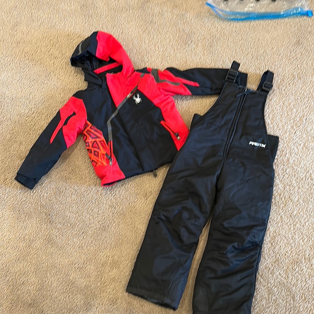 Spyder ski jacket and arctic bib